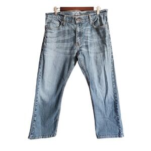 Levi Strauss Signature Straight Denim Jeans Womens Size 32x36